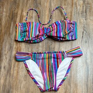 Victoria’s Secret - Striped 2 Piece - Medium Top/Small Bottom